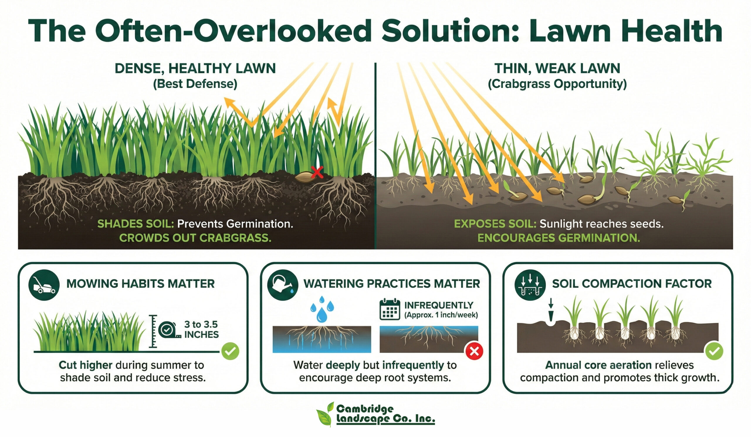 The Overlooked Solution: Lawn Health / Cambridge Landscape - Boston Metroplex - Suffolk County, MA